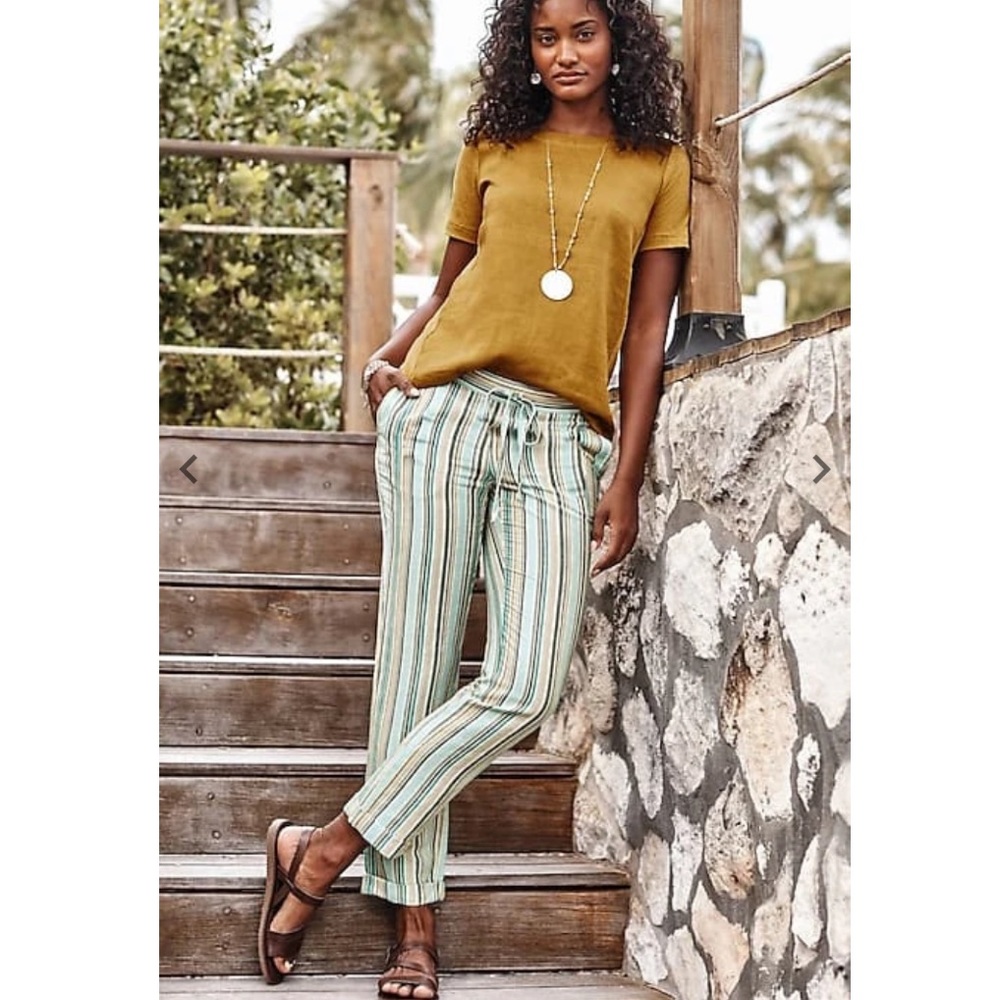 J. Jill Beachcomber Tie-Waist Pants